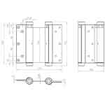 Double Action Spring Hinges - Image 2