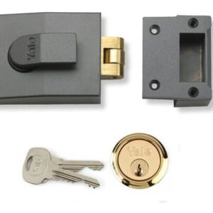 Yale 81 Brass Cylinder Rollerbolt Nightlatch
