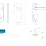 19mm SSS Lever Concealed Backplate Furniture - Image 7