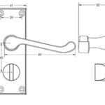 Victorian Scroll Lever Furniture - Image 24