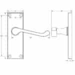 Victorian Scroll Lever Furniture - Image 12