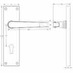 Victorian Straight Lever Furniture - Image 2