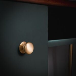 AW Waltz Round Cupboard Knob on Stepped Rose - Image 7