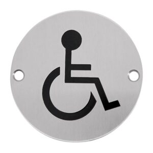 Disabled Symbol Signage 76mm