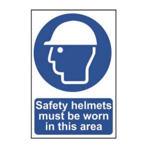 Safety Helmets Must Be Worn In This Area - SAPP (200 x 300mm)