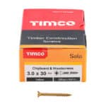 3mm Solo Pozi Woodscrews ZYP CSK Box 200 - Image 2