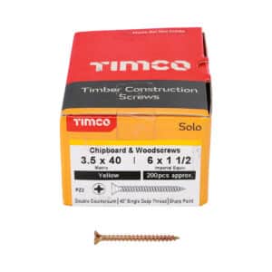 3.5mm Solo Pozi Woodscrews ZYP CSK Box 200 - Image 8