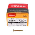 4.5mm Solo Pozi Woodscrews ZYP CSK Box 200 - Image 5