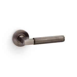 AW Hurricane Knurled Lever on Round Rose - Pair