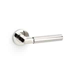 AW Hurricane Plain Lever on Round Rose - Pair