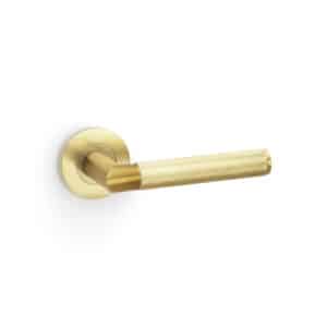 AW Harrier Knurled Lever on Round Rose - Pair