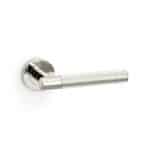 AW Spitfire Reeded Lever on Round Rose - Pair - Image 3