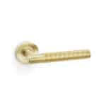 AW Spitfire Reeded Lever on Round Rose - Pair - Image 2