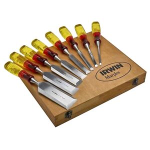 Irwin Marples M373 8 Piece Splitproof Bevel Edge Chisel Set