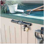 Burg Combination Padlock Brass 50mm Long Shackle - Image 3